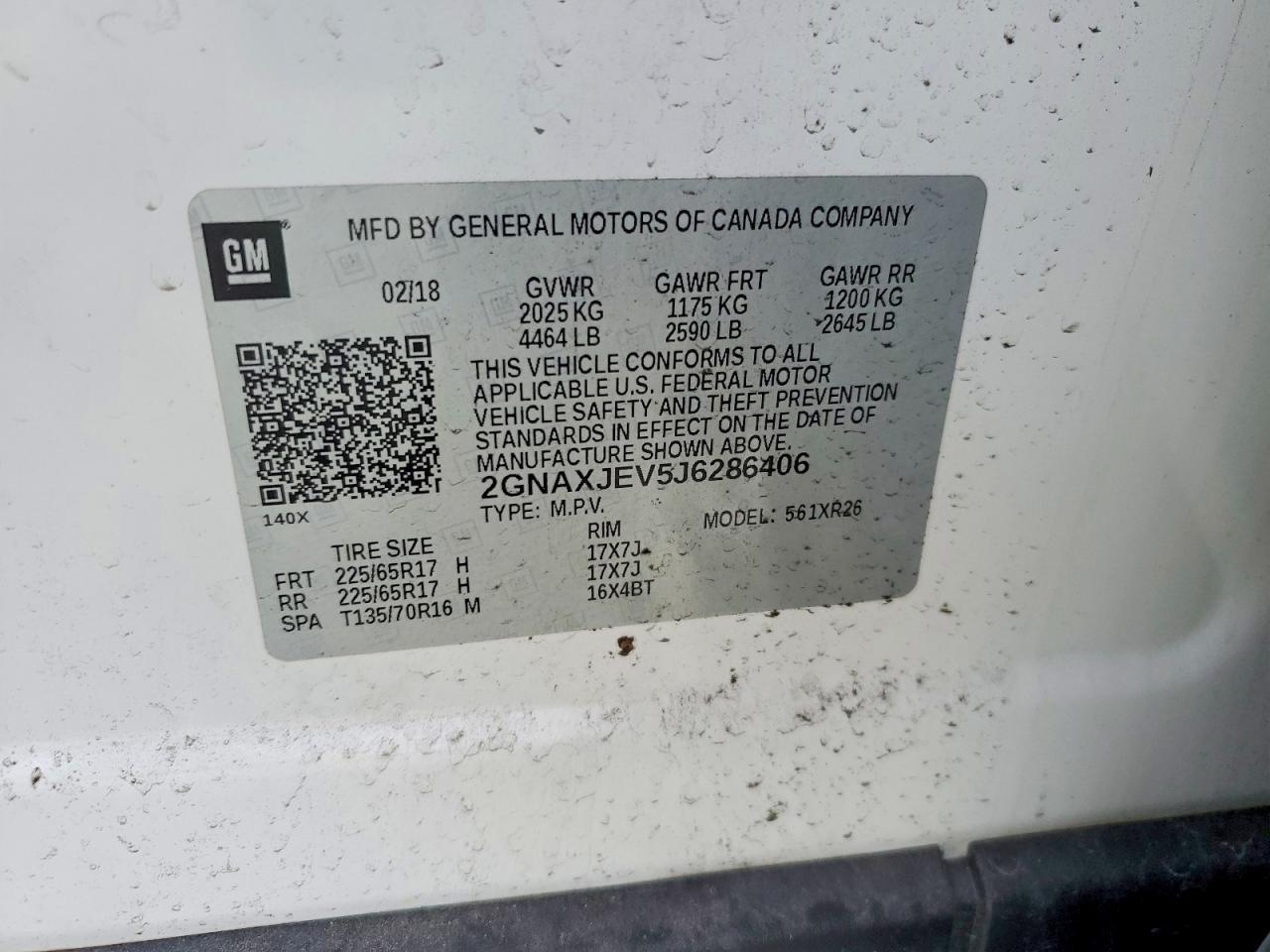 2018 Chevrolet Equinox Lt - zdjęcie 13