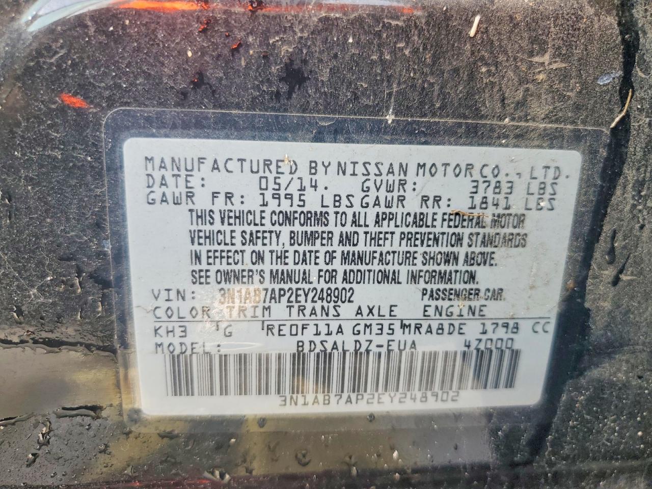 2014 Nissan Sentra Sv - zdjęcie 12