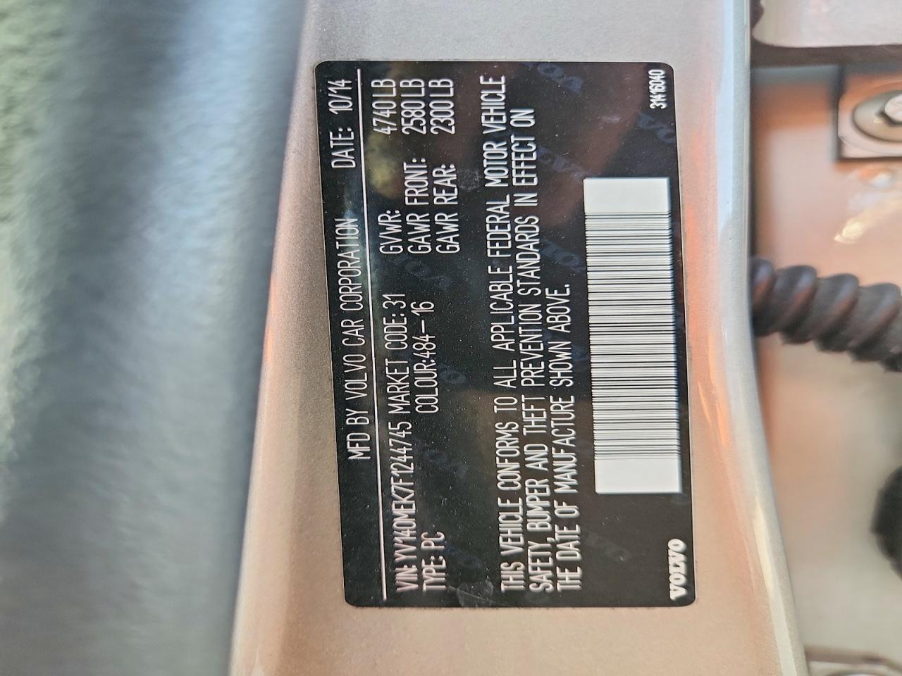 2015 Volvo V60 Premier - zdjęcie 12