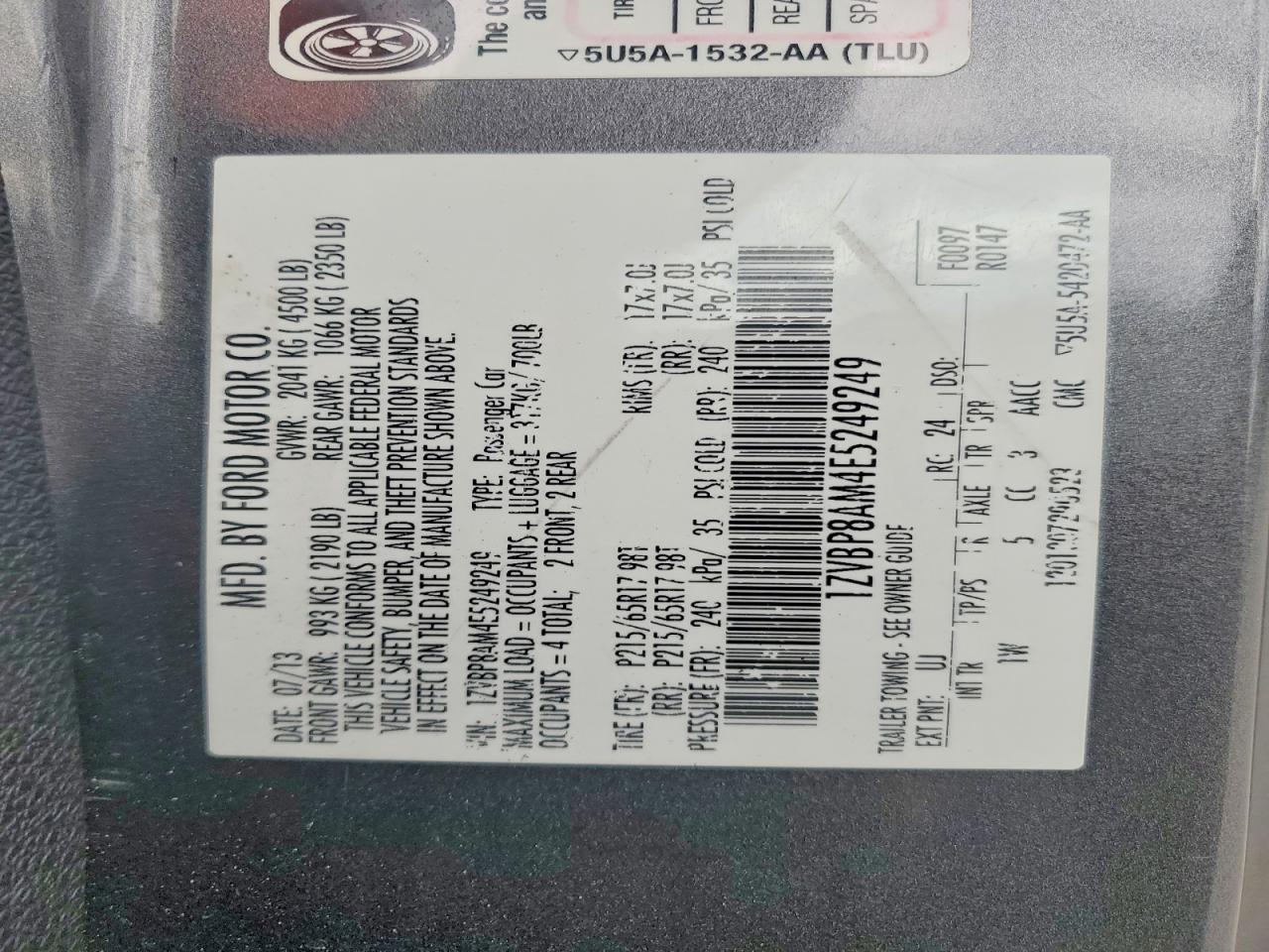 2014 Ford Mustang - zdjęcie 13