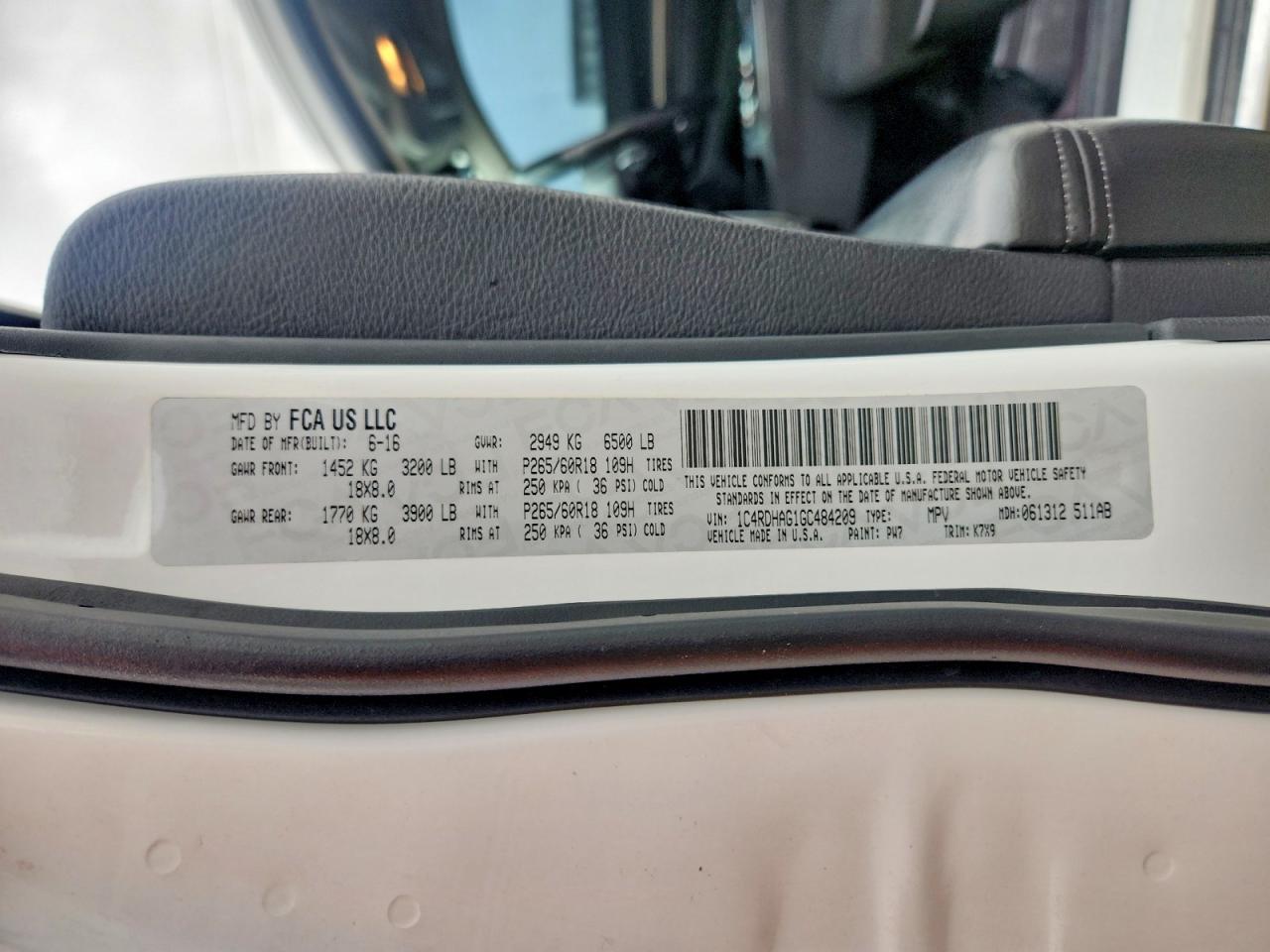 2016 Dodge Durango Sxt - zdjęcie 13