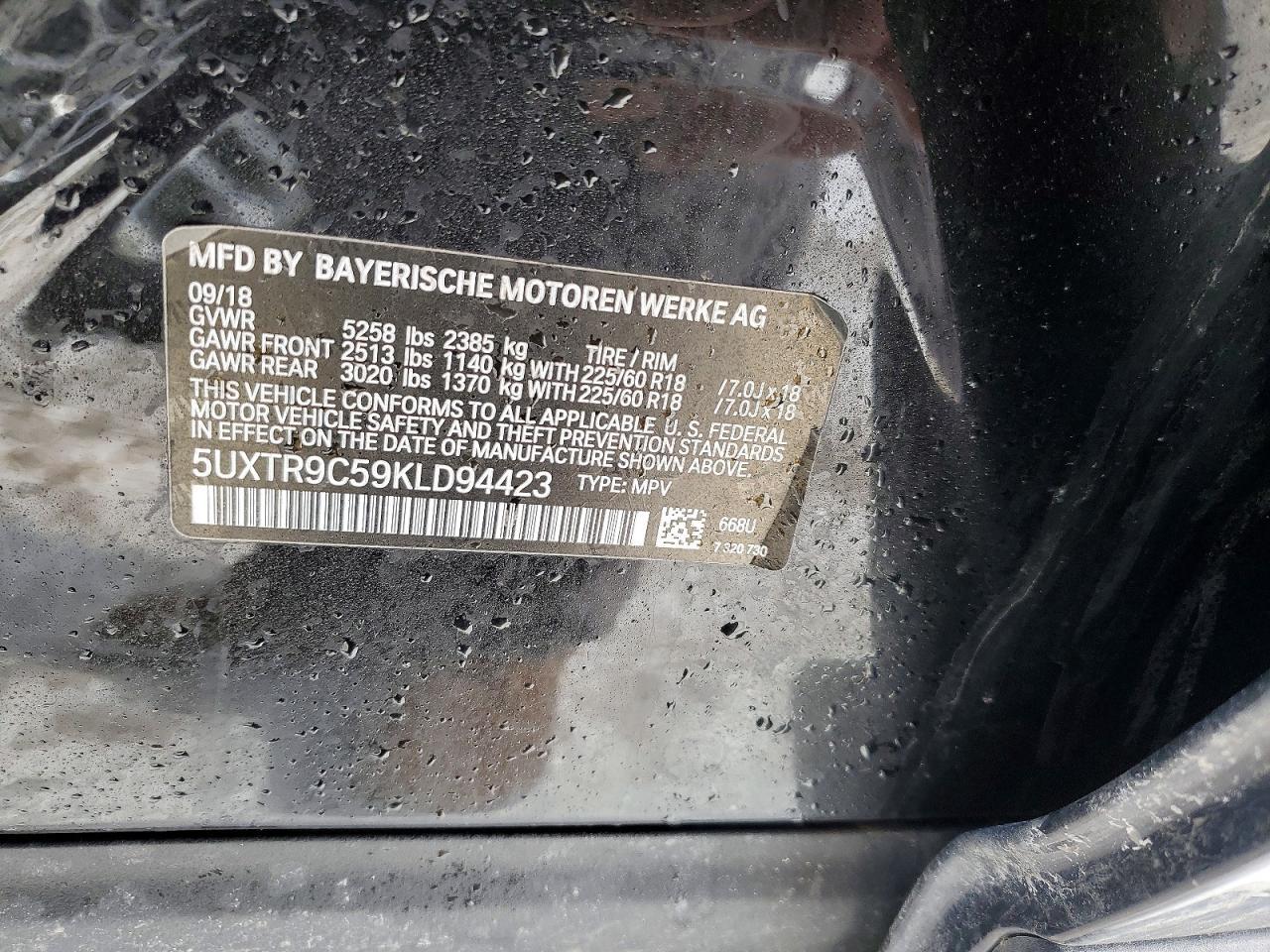 2019 BMW X3 xDrive30I - zdjęcie 13