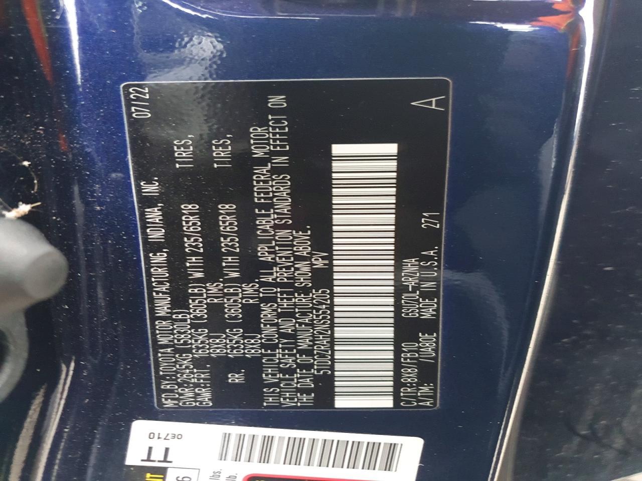 2022 Toyota Highlander L - zdjęcie 13