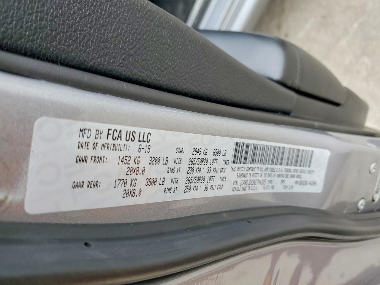 2019 Dodge Durango Gt - zdjęcie 13