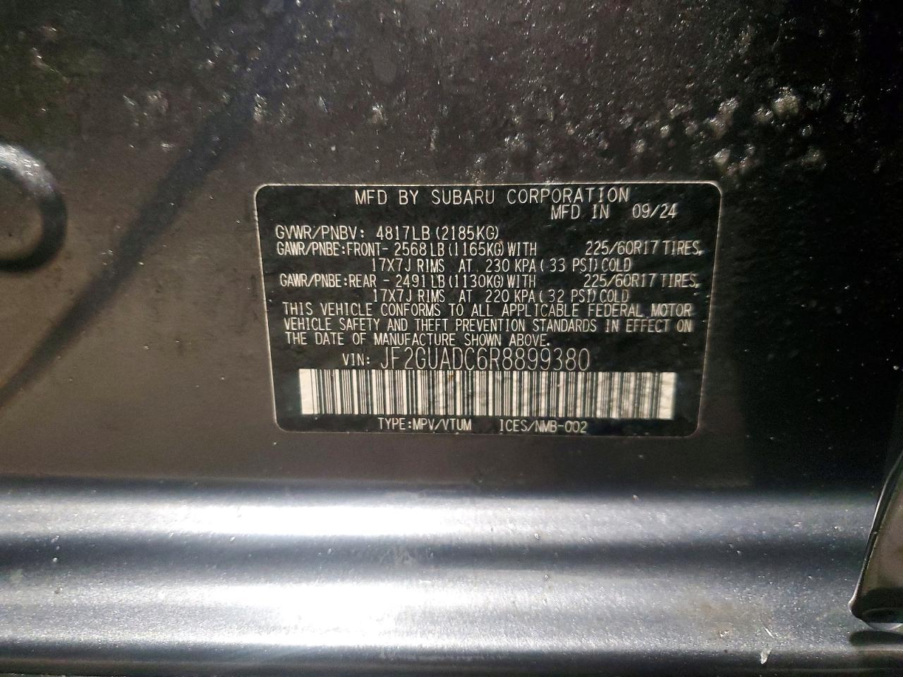 2024 Subaru Crosstrek Premium - zdjęcie 13