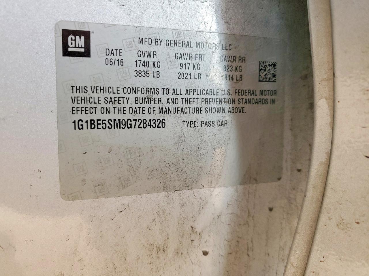 2016 Chevrolet Cruze Lt - zdjęcie 12