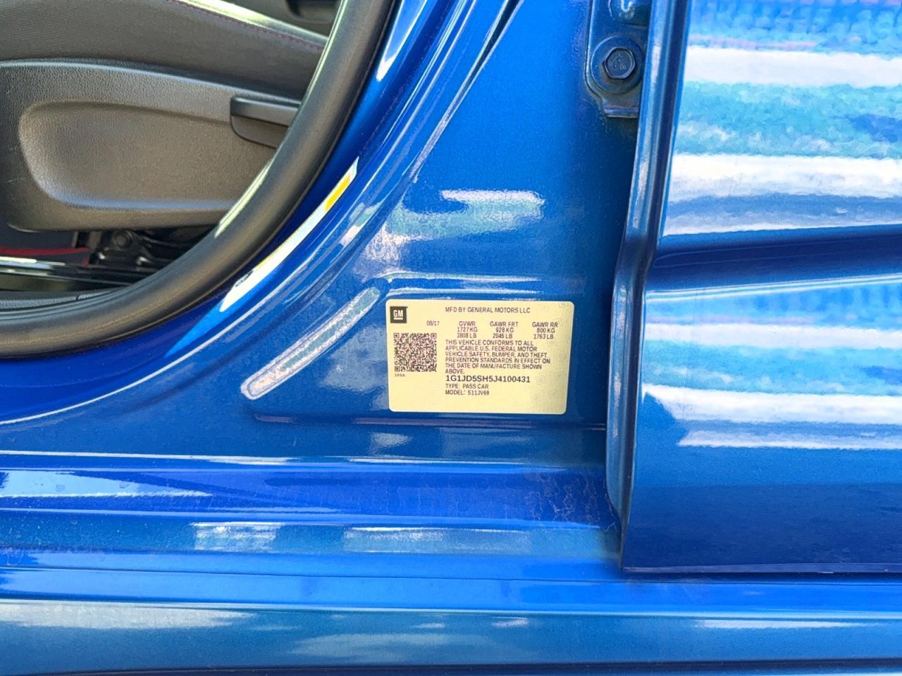 2018 Chevrolet Sonic Lt - zdjęcie 10