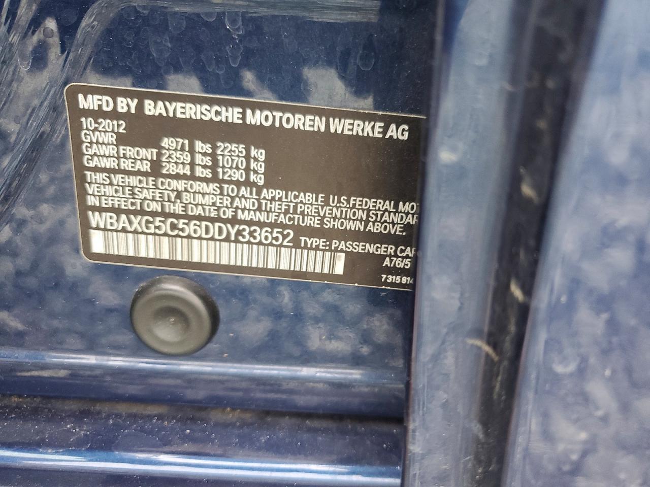 2013 BMW 528 I - zdjęcie 12