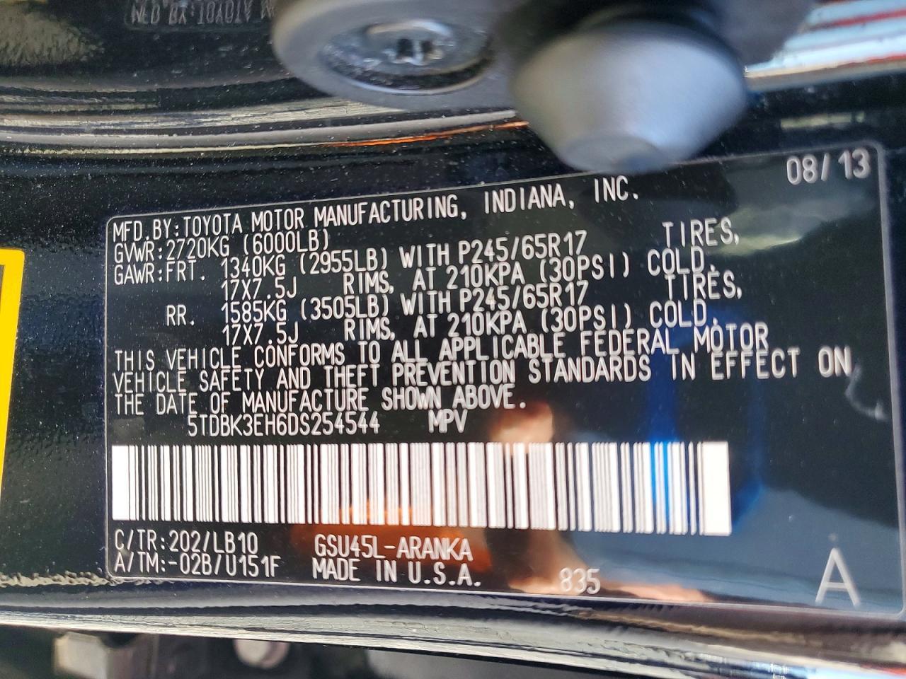 2013 Toyota Highlander Se - zdjęcie 13