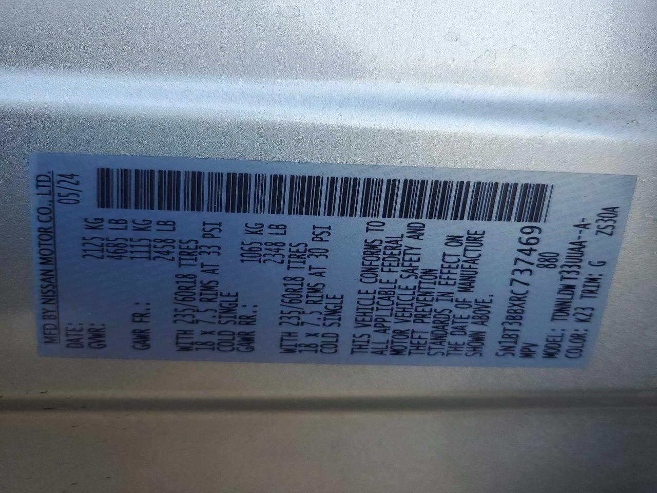 2024 Nissan Rogue Sv - zdjęcie 14