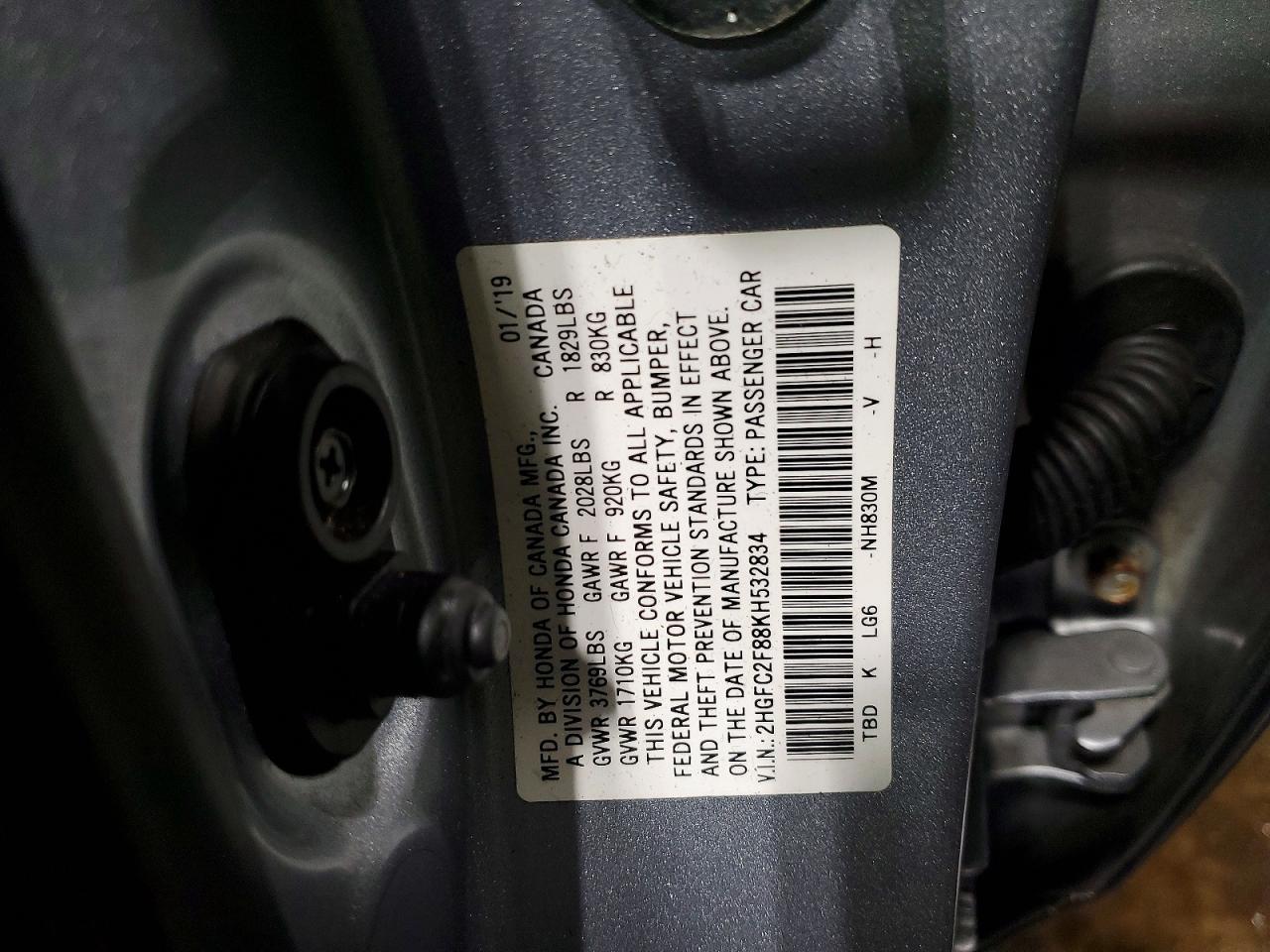 2019 Honda Civic Sport - zdjęcie 12