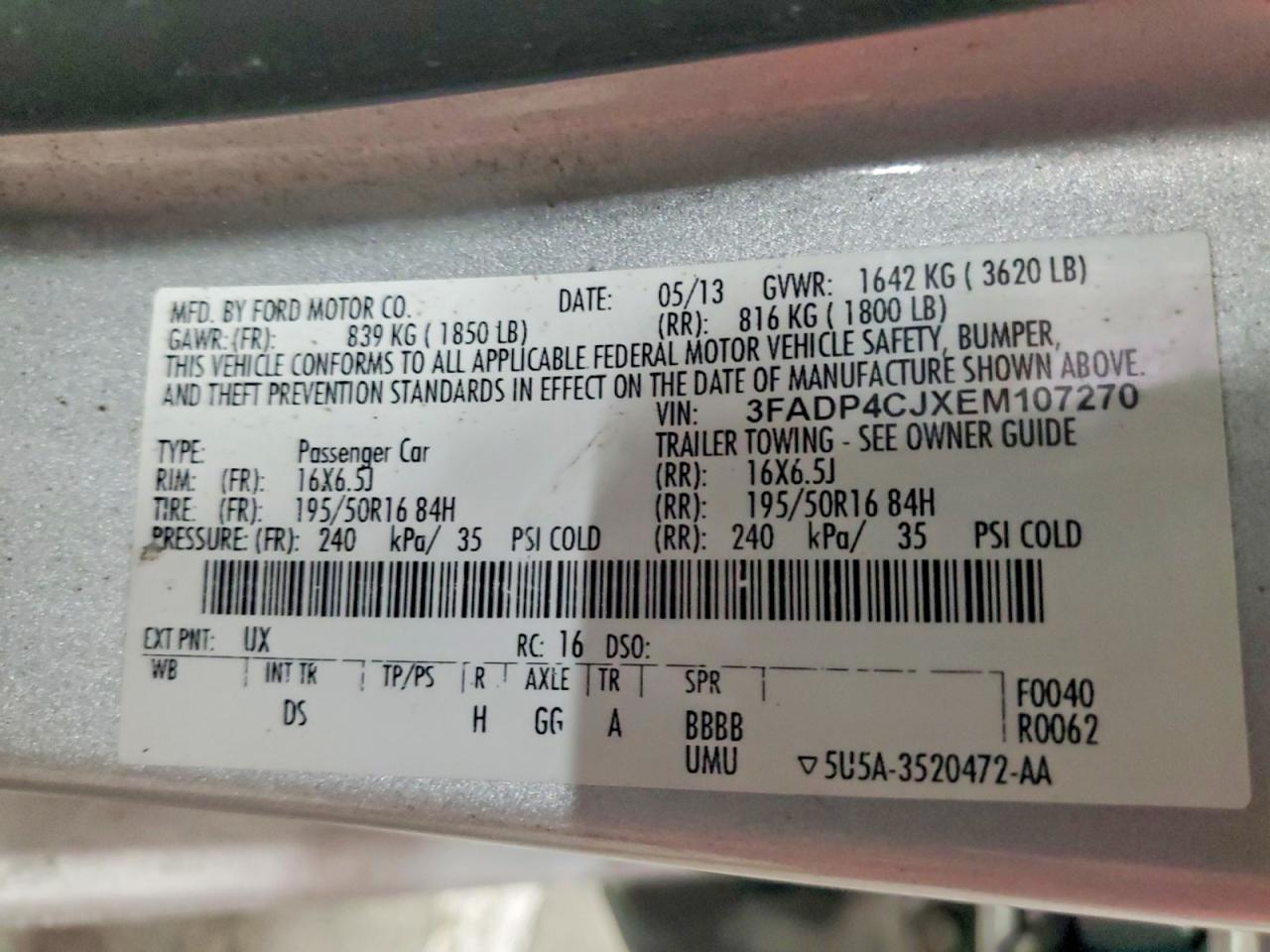 2014 Ford Fiesta Titanium - zdjęcie 12