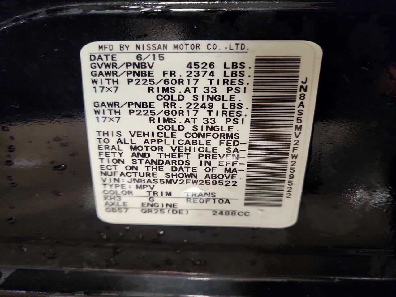 2015 Nissan Rogue Select S - zdjęcie 14