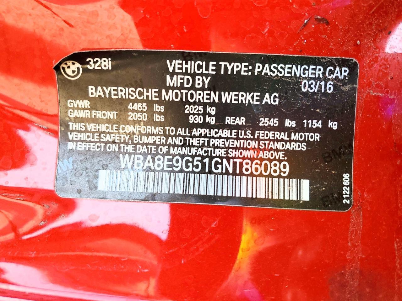 2016 BMW 328 I Sulev - zdjęcie 12