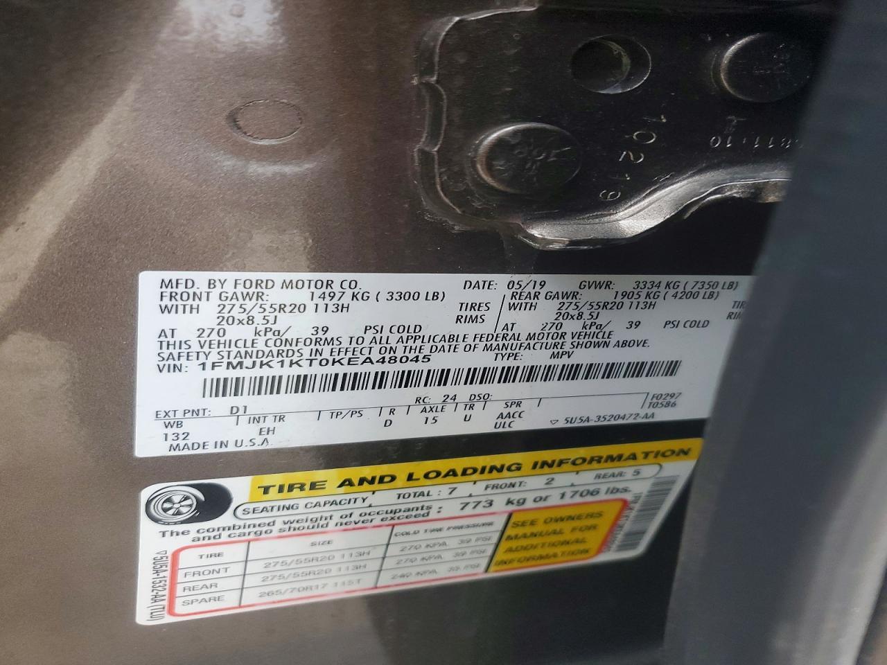 2019 Ford Expedition Max Limited - zdjęcie 13