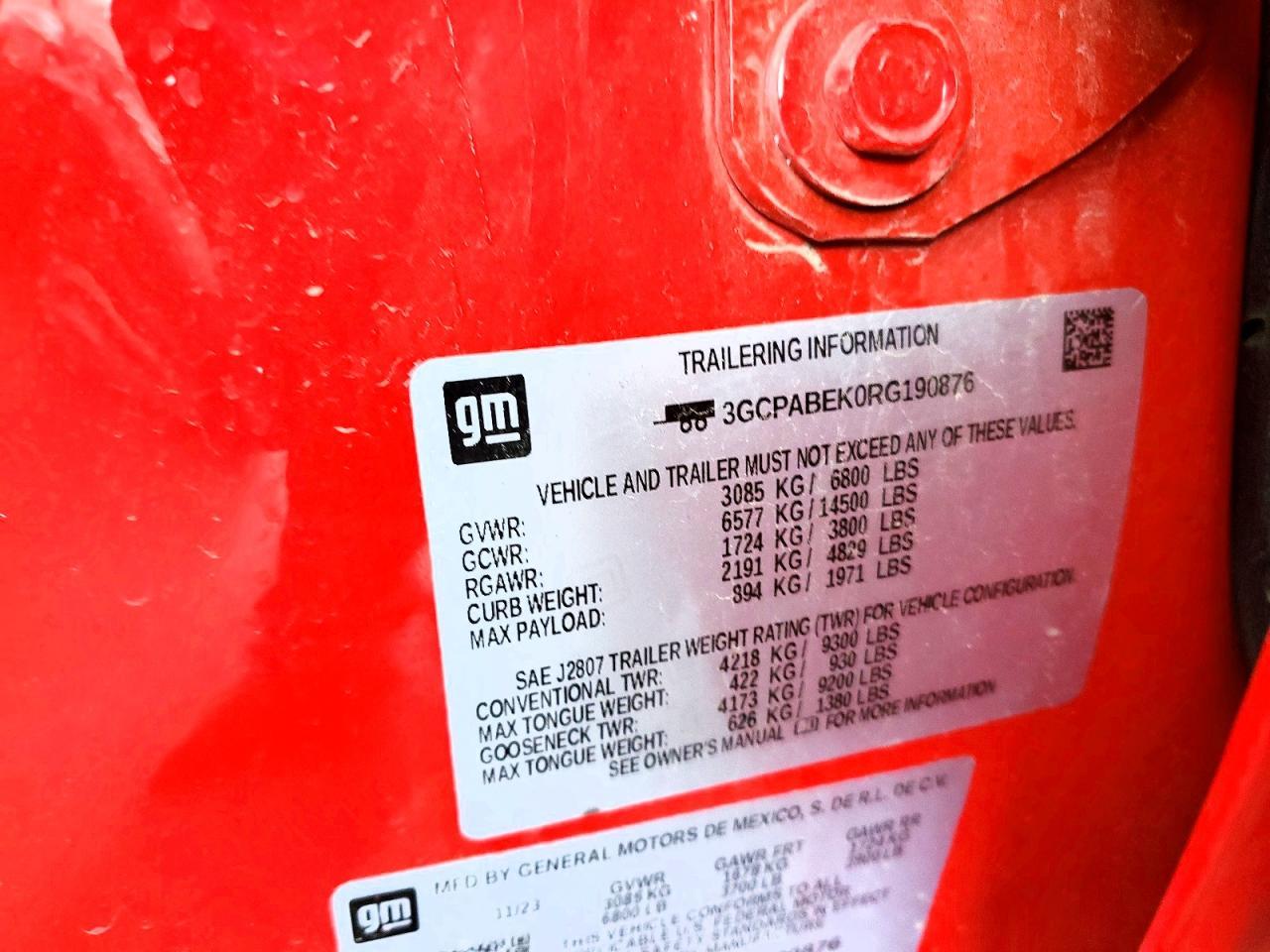 2024 Chevrolet Silverado C1500 Custom - zdjęcie 12