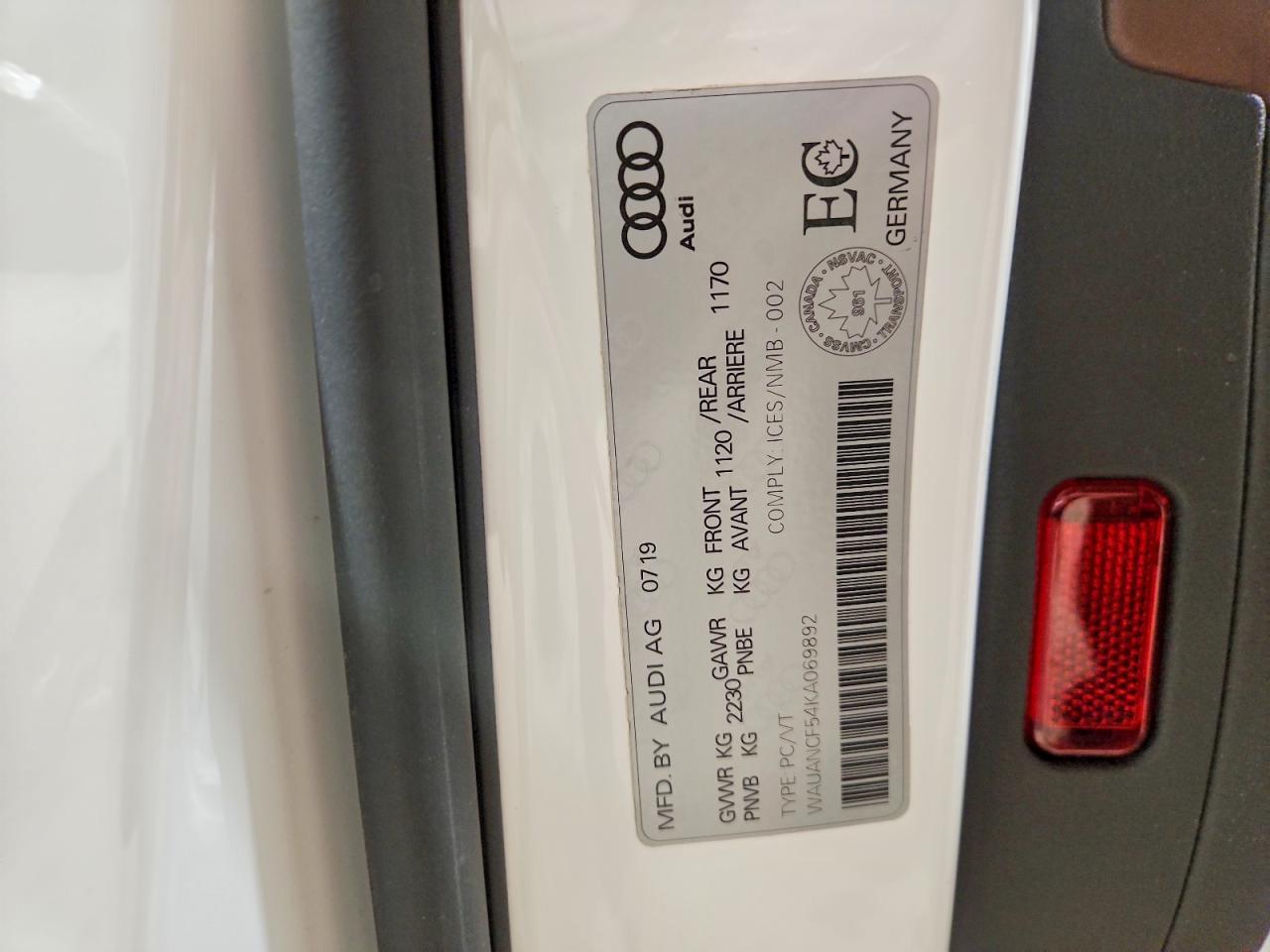 2019 Audi A5 Premium - zdjęcie 13