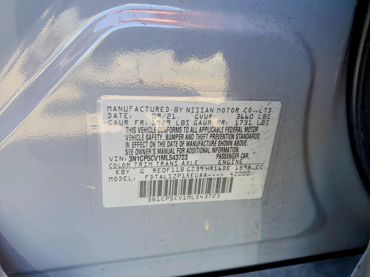 2021 Nissan Kicks Sv - zdjęcie 12