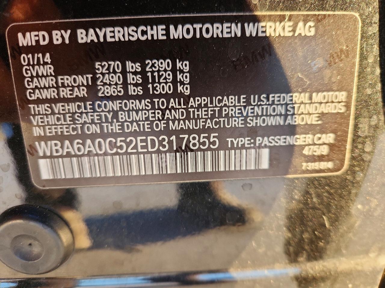 2014 BMW 640 I Gran Coupe - zdjęcie 13