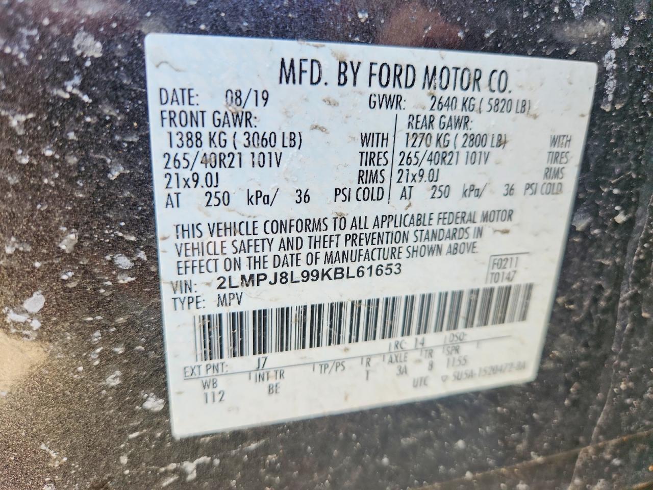 2019 Lincoln Nautilus Reserve - zdjęcie 13