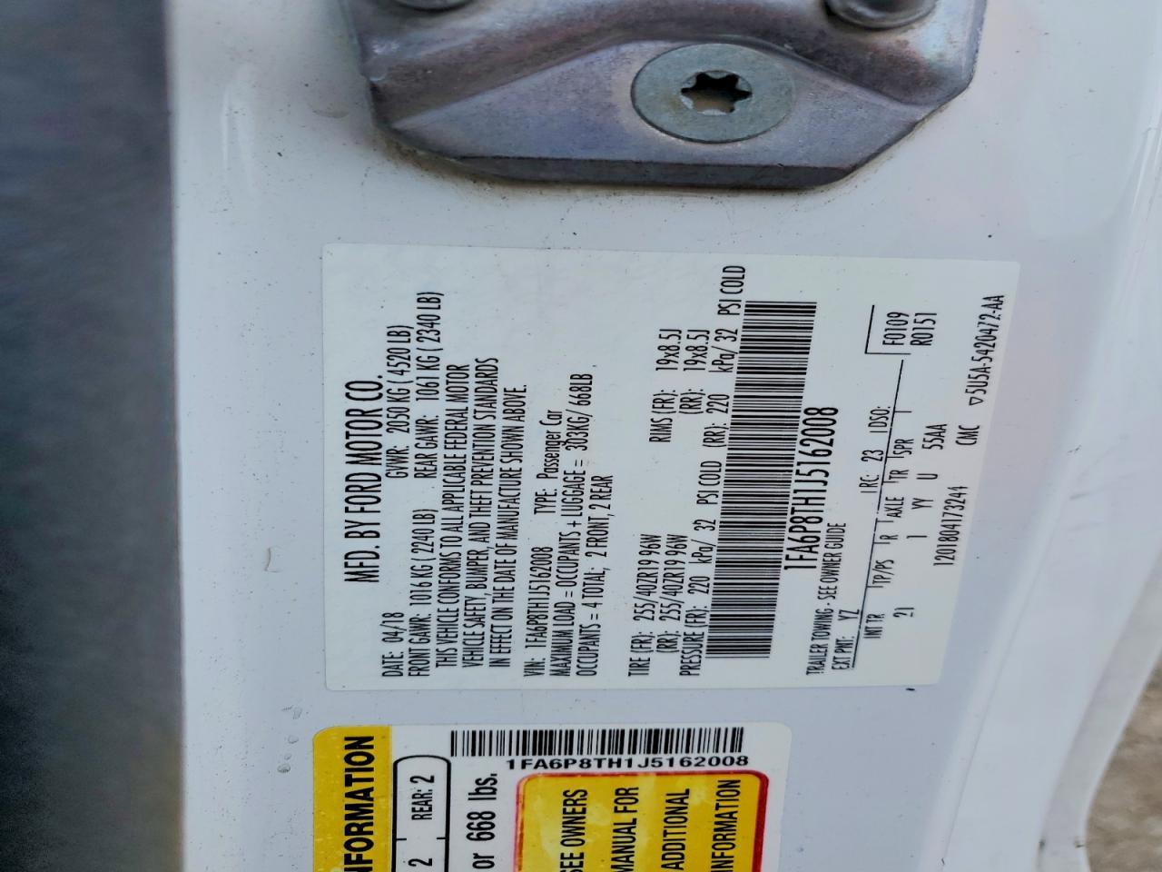 2018 Ford Mustang - zdjęcie 12