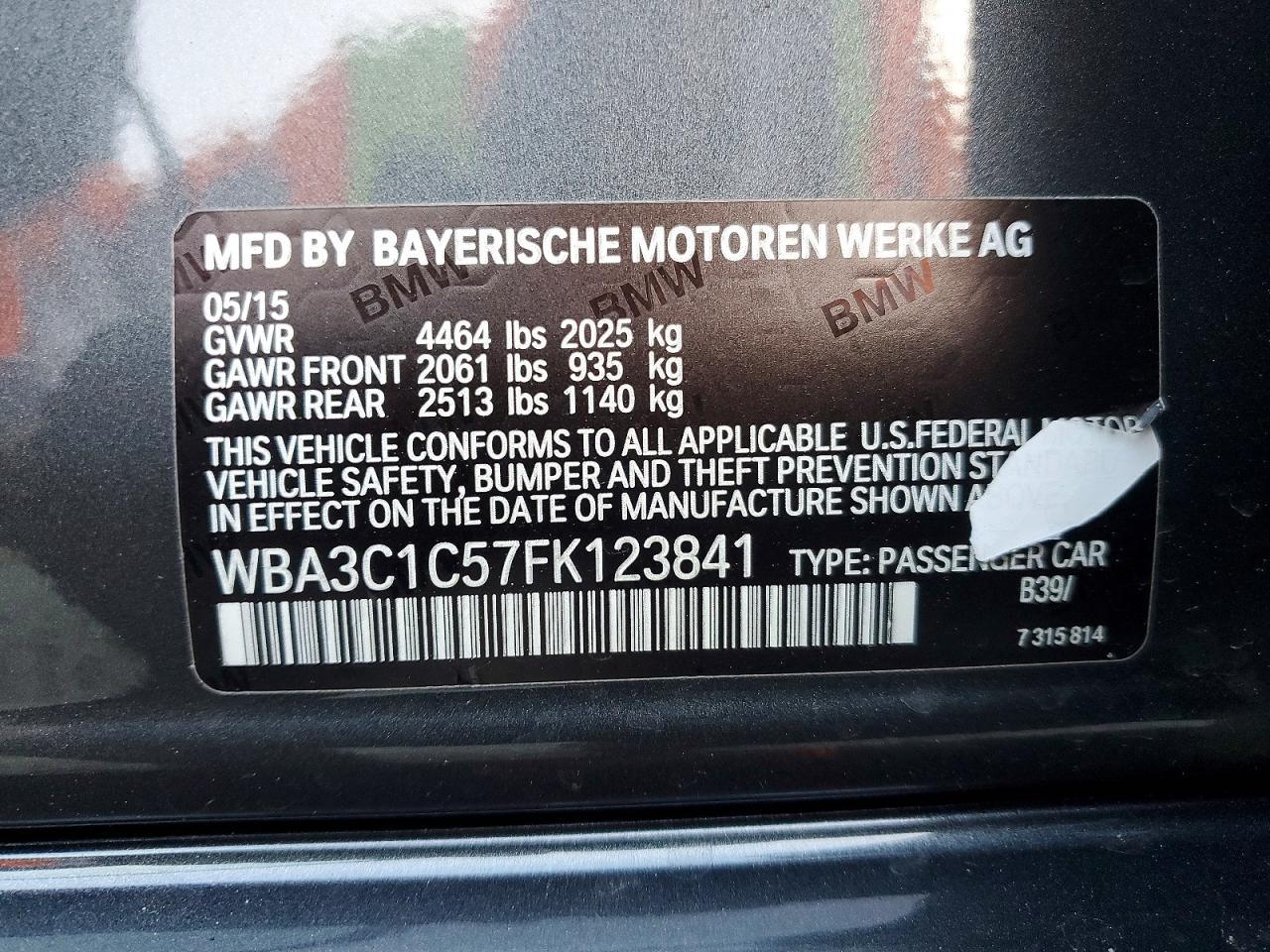 2015 BMW 328 I Sulev - zdjęcie 12