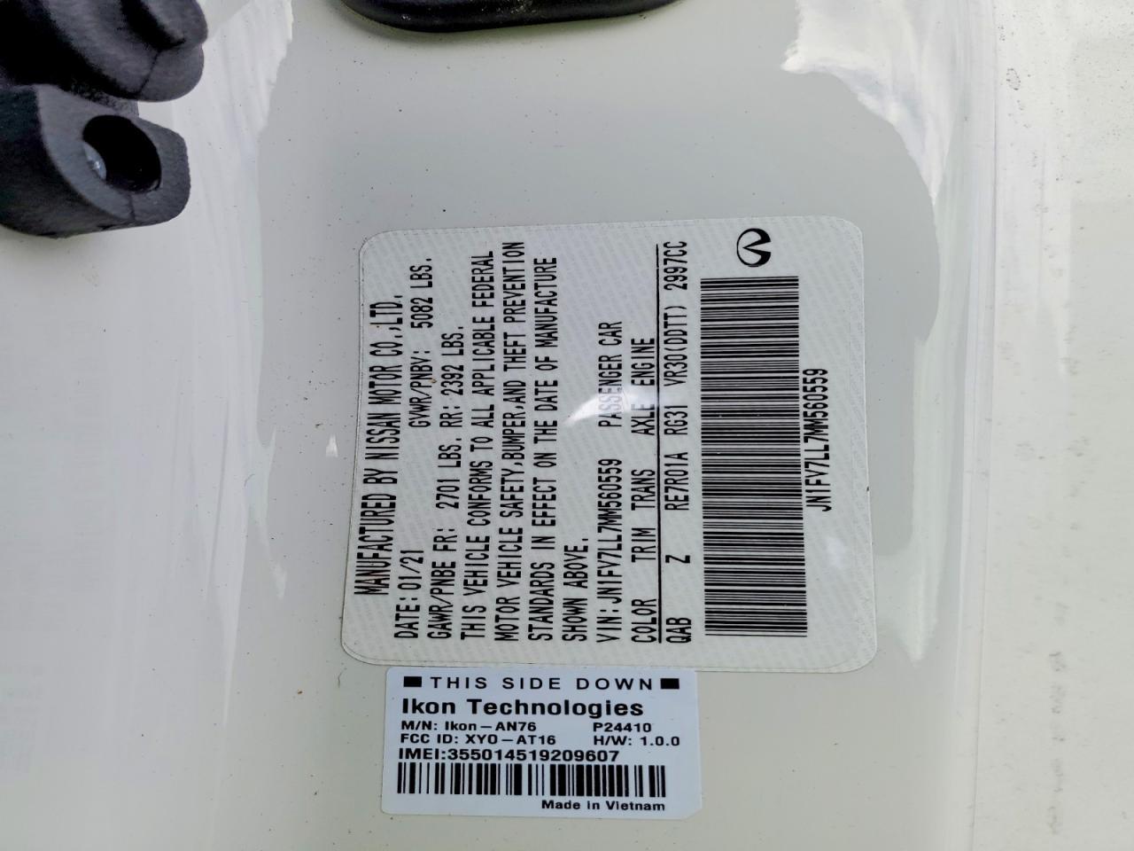 2021 Infiniti Q60 Red Sport 400 - zdjęcie 12