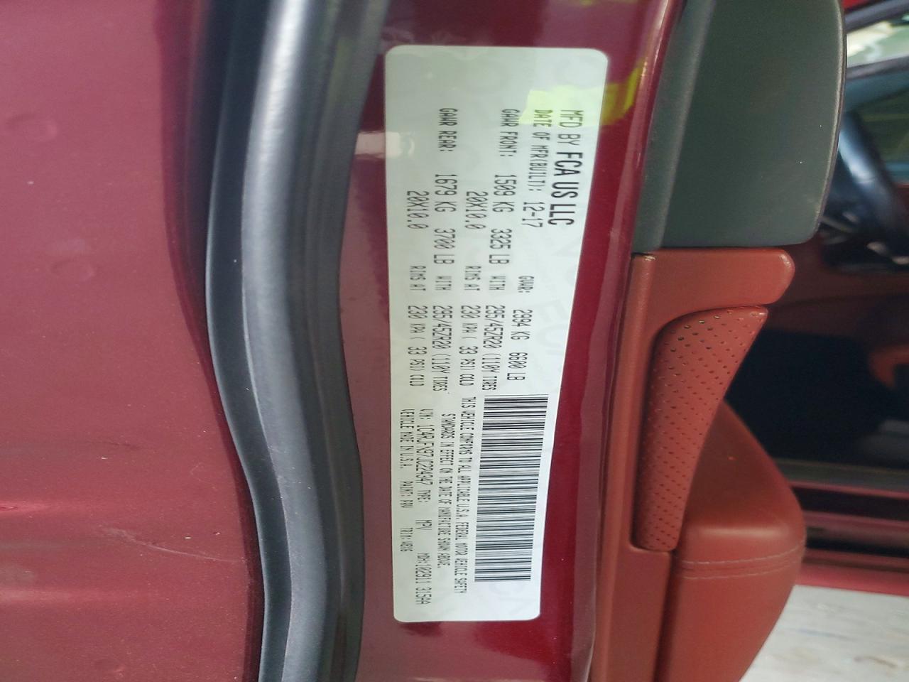 2018 Jeep Grand Cherokee Trackhawk - zdjęcie 12