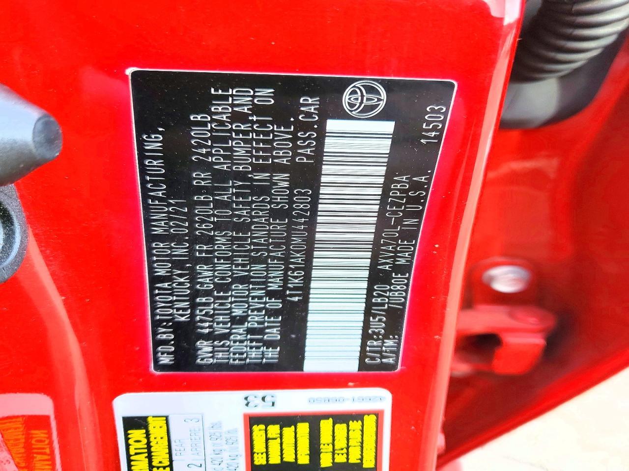 2021 Toyota Camry Xse - zdjęcie 12