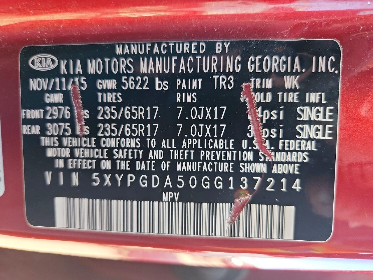 2016 Kia Sorento Lx V6 - zdjęcie 13