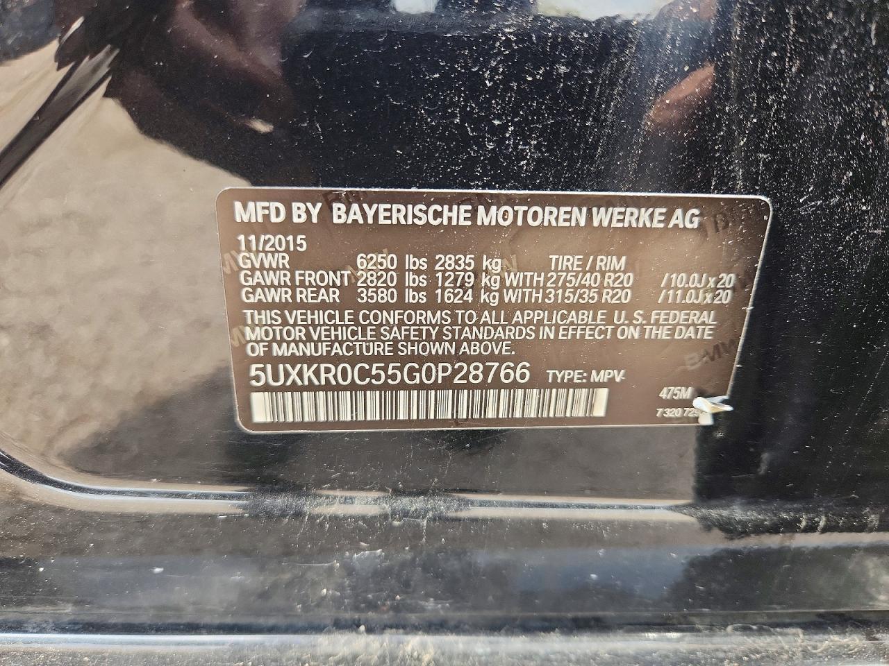 2016 BMW X5 xDrive35I - zdjęcie 13