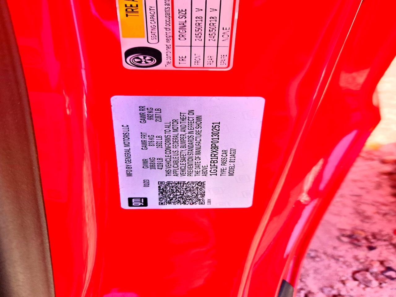 2023 Chevrolet Camaro Ls - zdjęcie 13