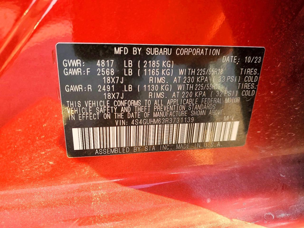 2024 Subaru Crosstrek Limited - zdjęcie 13