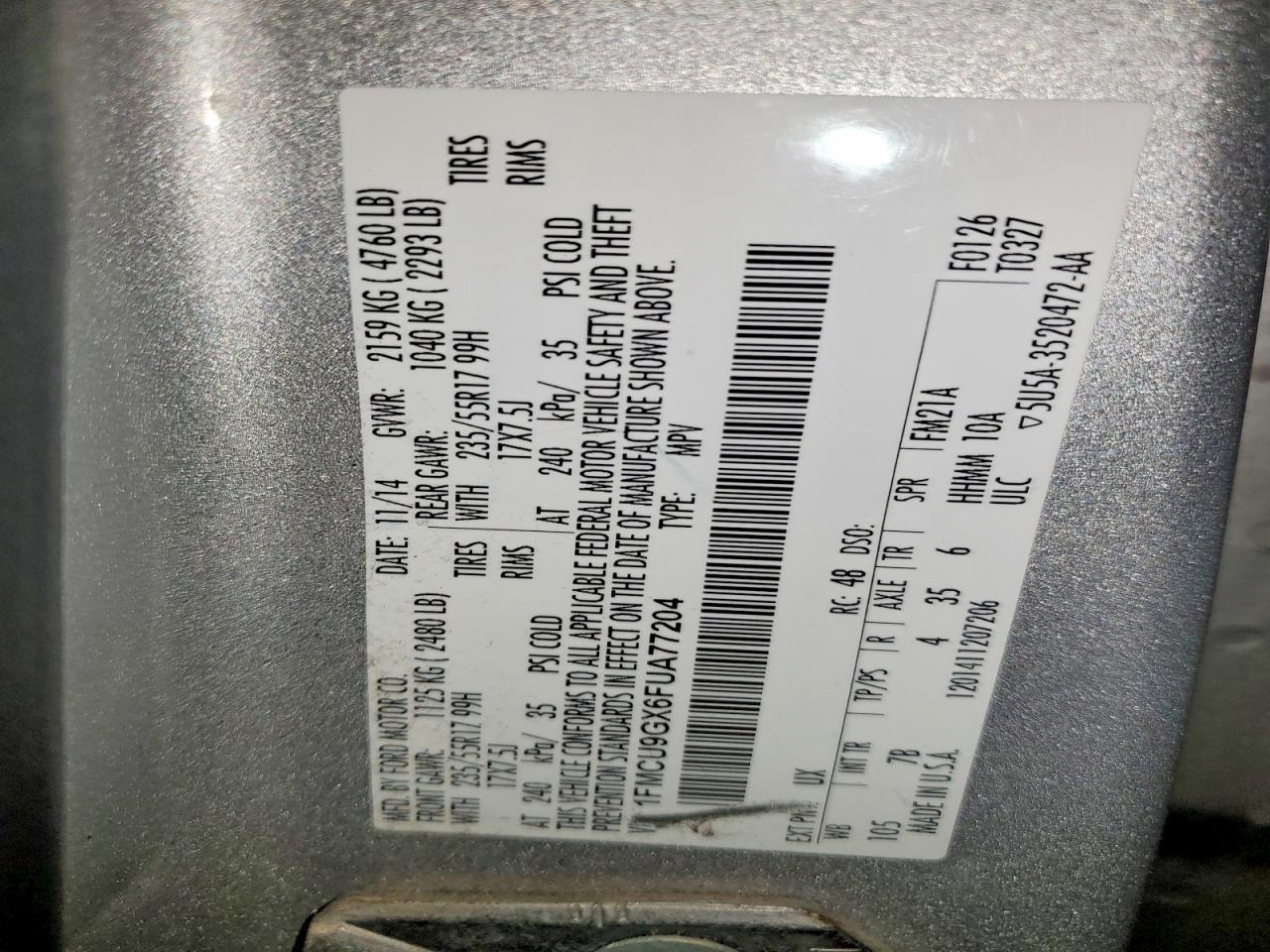 2015 Ford Escape Se - zdjęcie 13