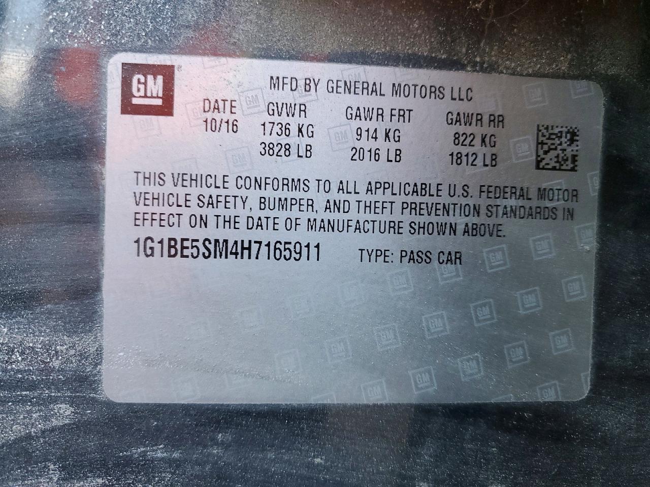 2017 Chevrolet Cruze Lt - zdjęcie 12