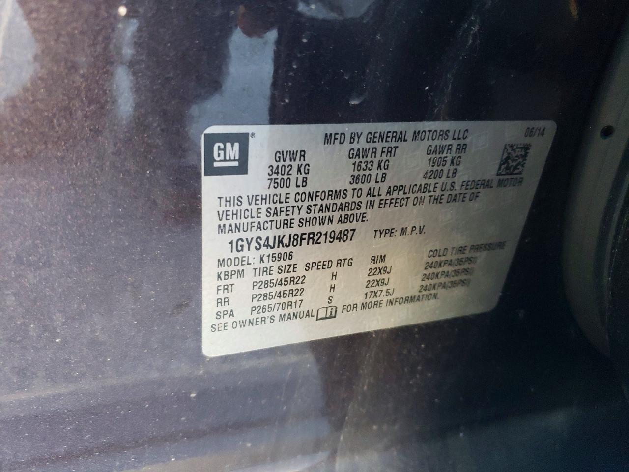 2015 Cadillac Escalade Esv Premium - zdjęcie 13