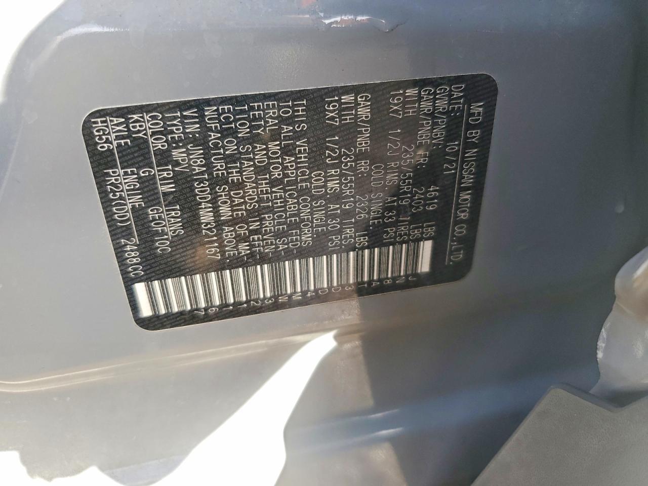 2021 Nissan Rogue Platinum - zdjęcie 13