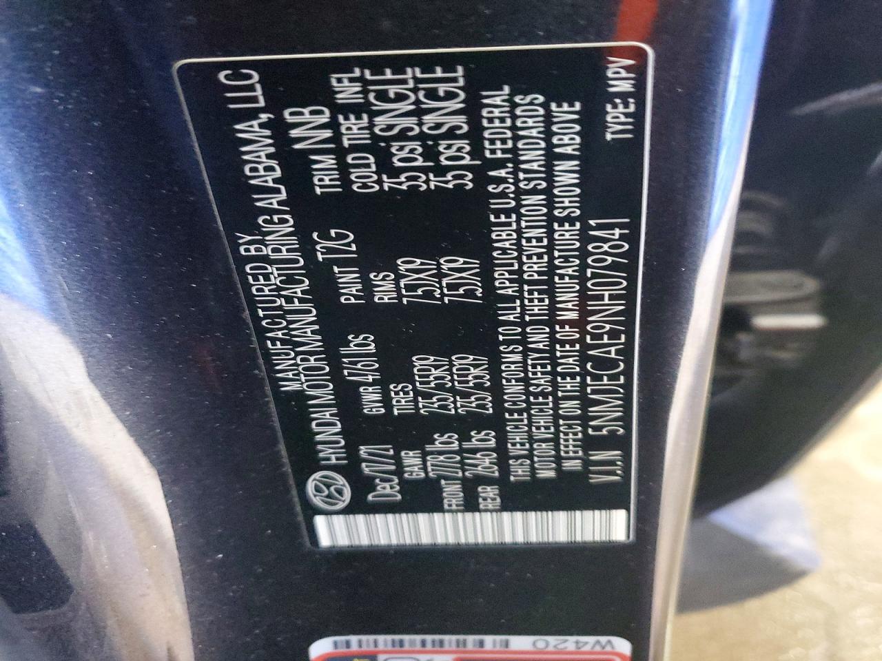 2022 Hyundai Tucson Limited - zdjęcie 13