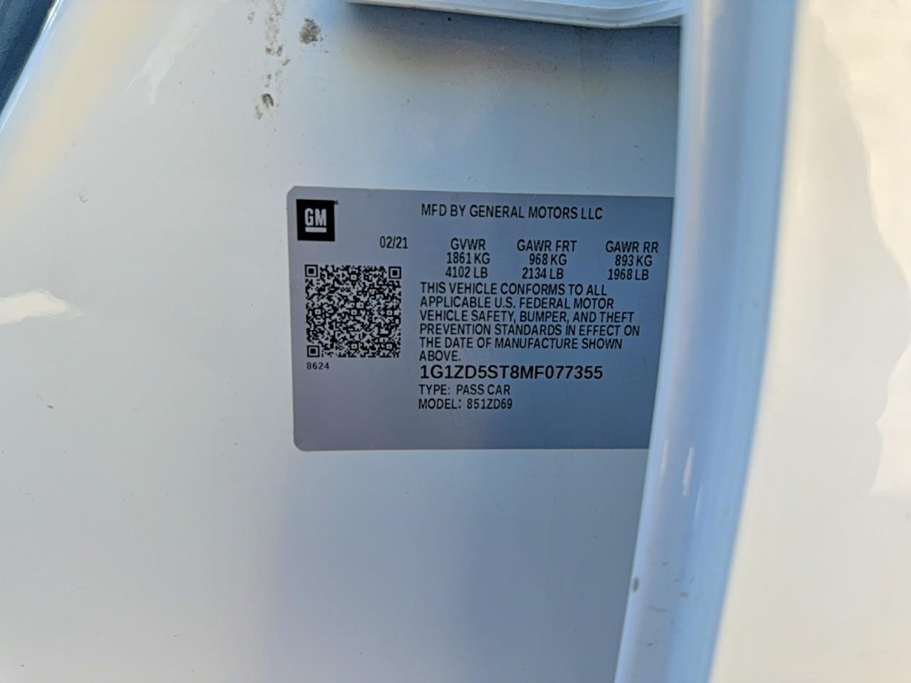 2021 Chevrolet Malibu Lt - zdjęcie 10