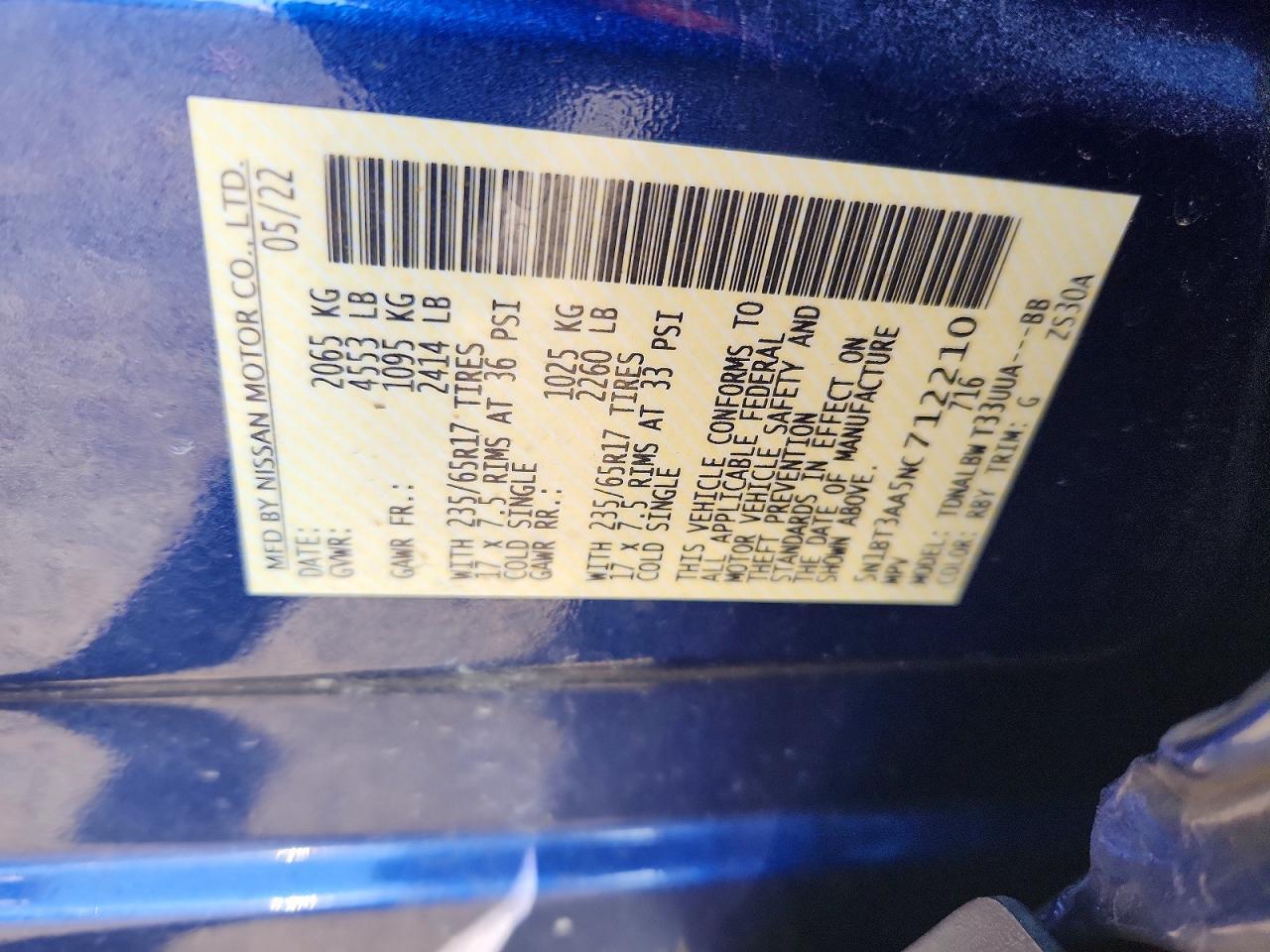 2022 Nissan Rogue S - zdjęcie 13