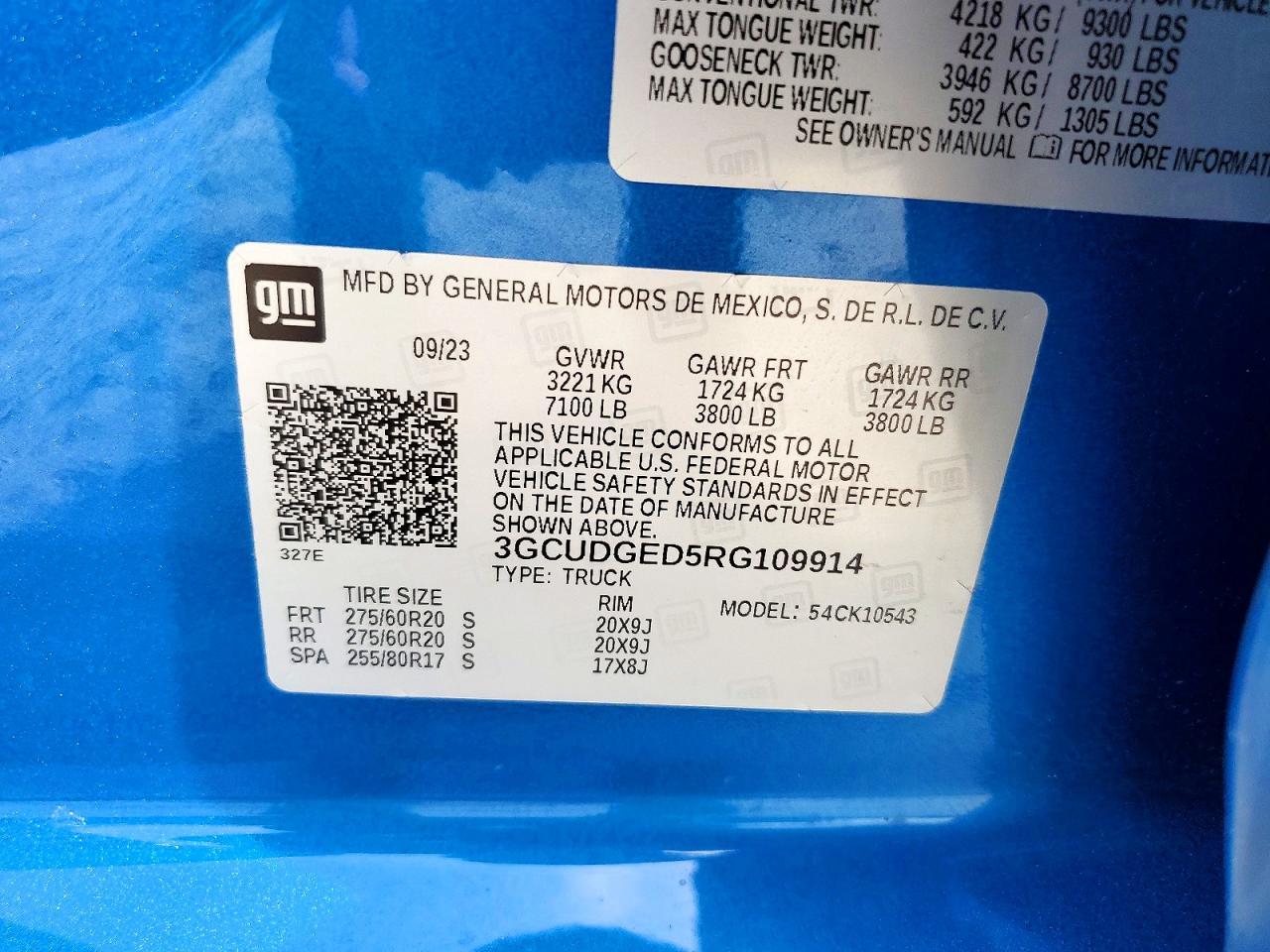 2024 Chevrolet Silverado K1500 Ltz - zdjęcie 12