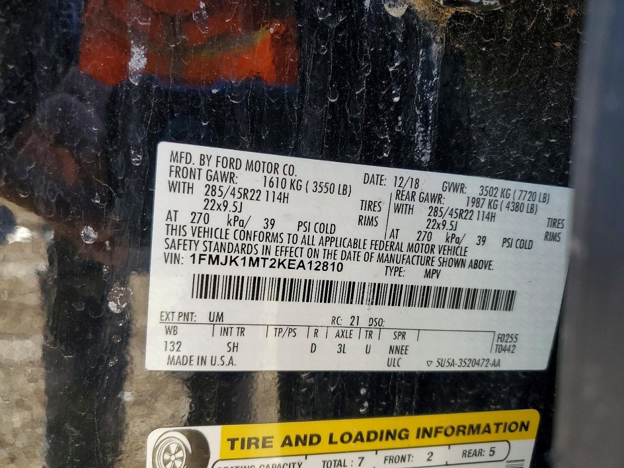 2019 Ford Expedition Max Platinum - zdjęcie 14