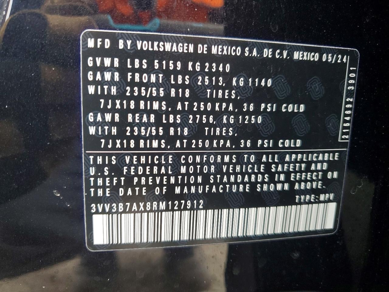 2024 Volkswagen Tiguan Se - zdjęcie 14