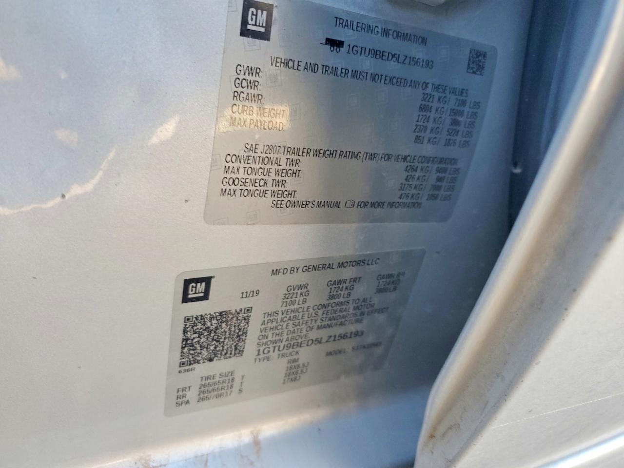 2020 GMC Sierra K1500 Sle - zdjęcie 12