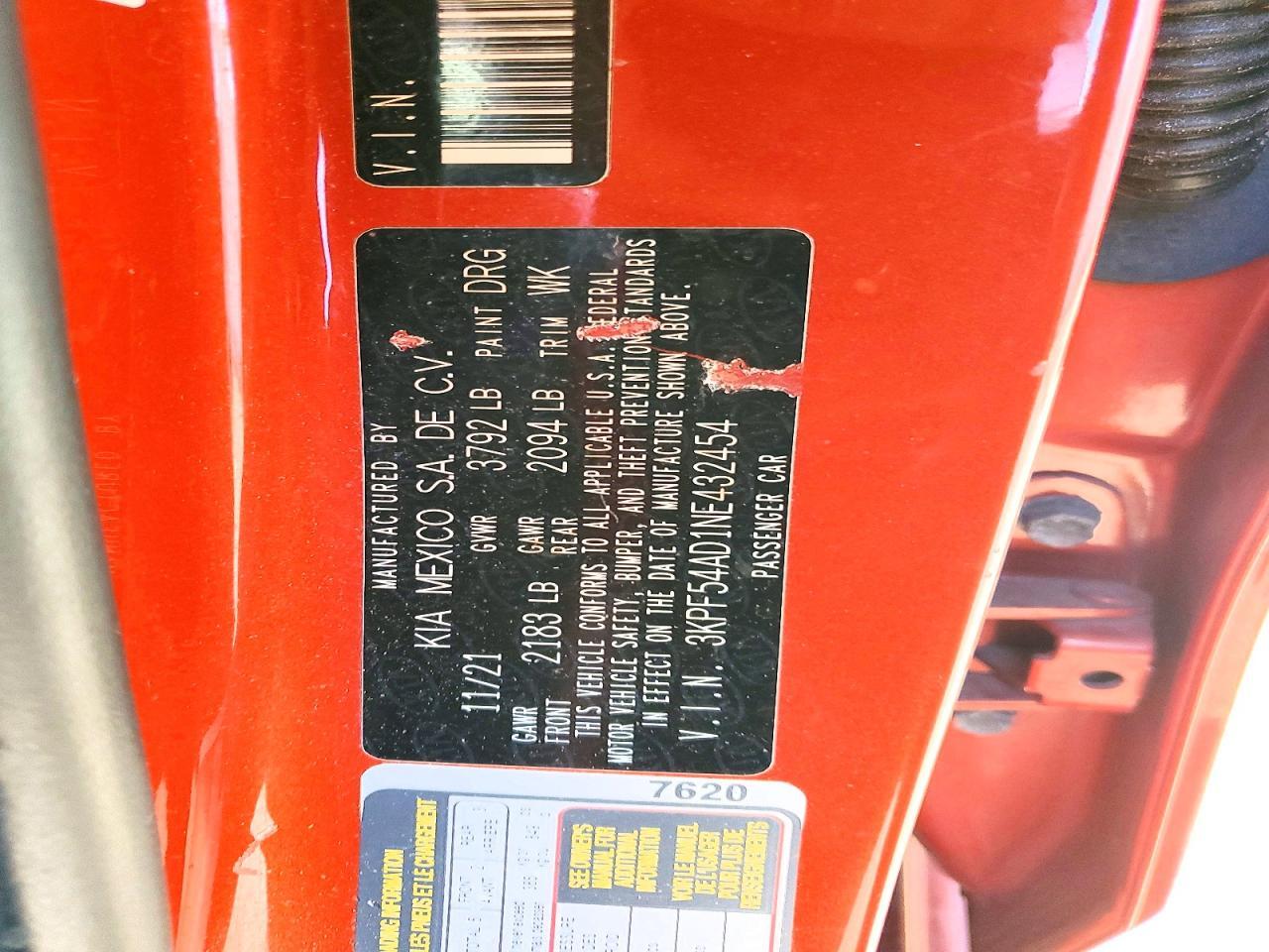 2022 Kia Forte Gt-Line - zdjęcie 12