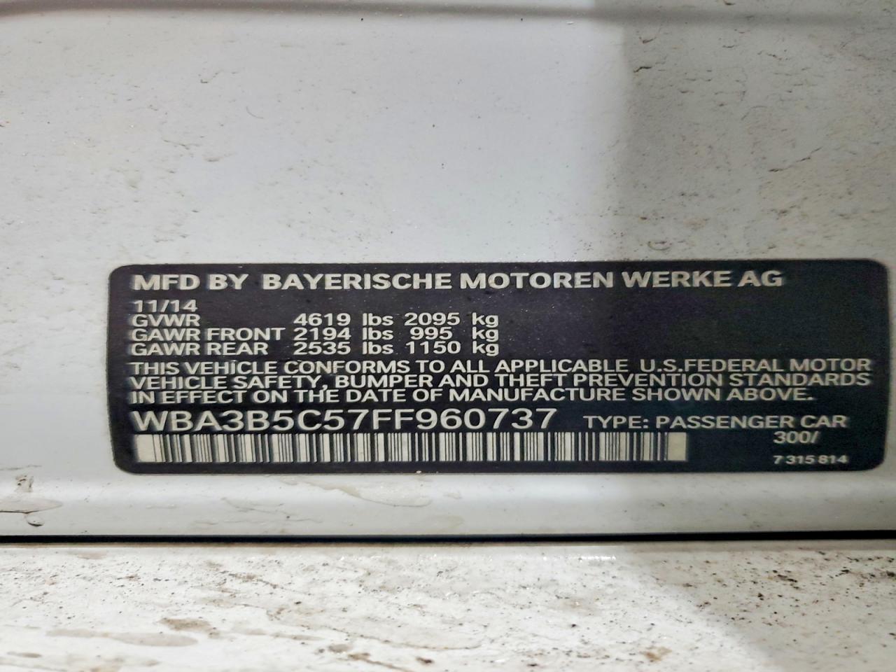 2015 BMW 328 Xi Sulev - zdjęcie 12