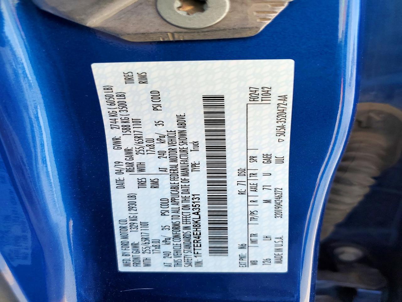 2019 Ford Ranger Xl - zdjęcie 13