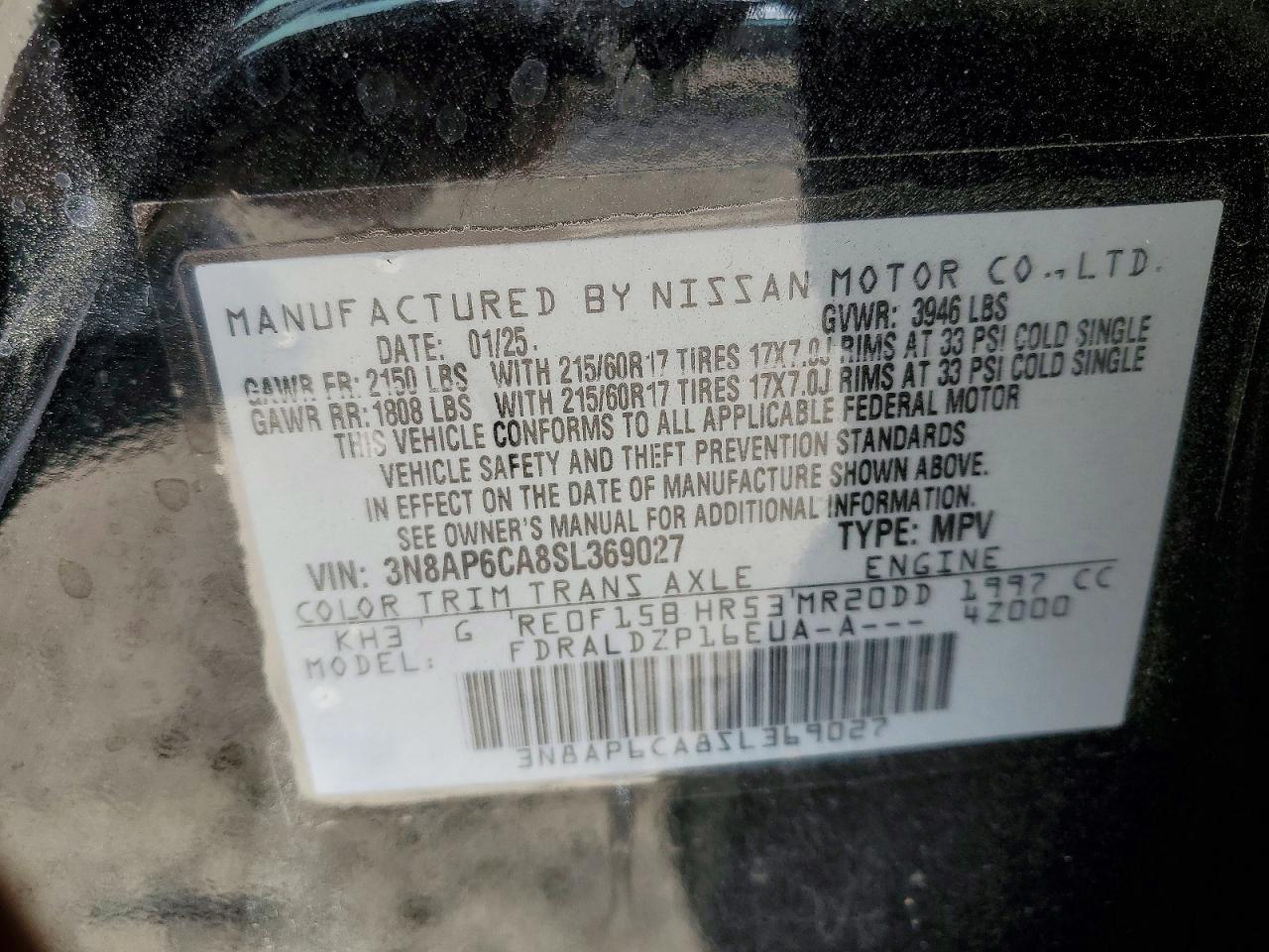 2025 Nissan Kicks Sv - zdjęcie 14