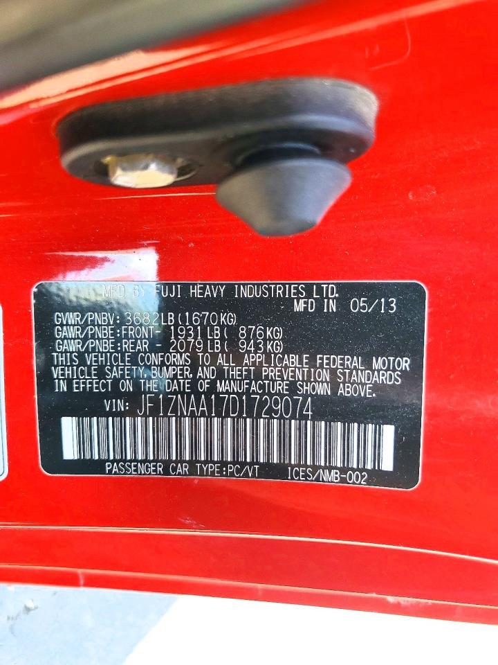 2013 Toyota Scion Fr-S - zdjęcie 12