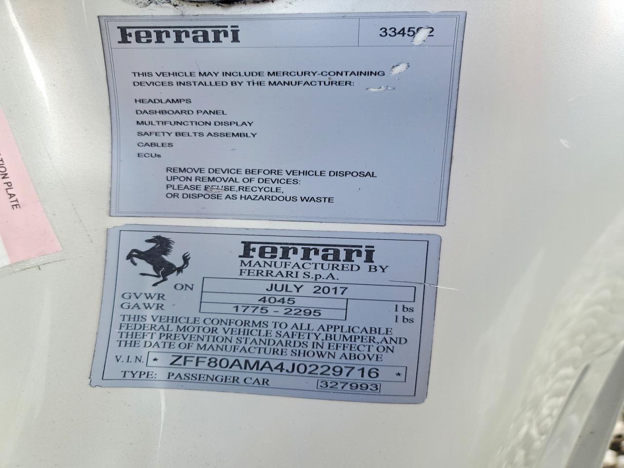 2018 Ferrari 488 Spider - zdjęcie 12